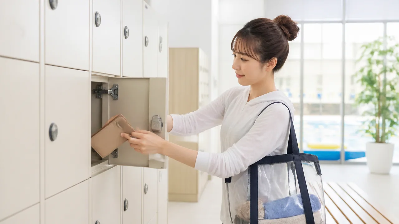 プールのお金、みんなどうしてる？持ち歩き方と貴重品の預け方