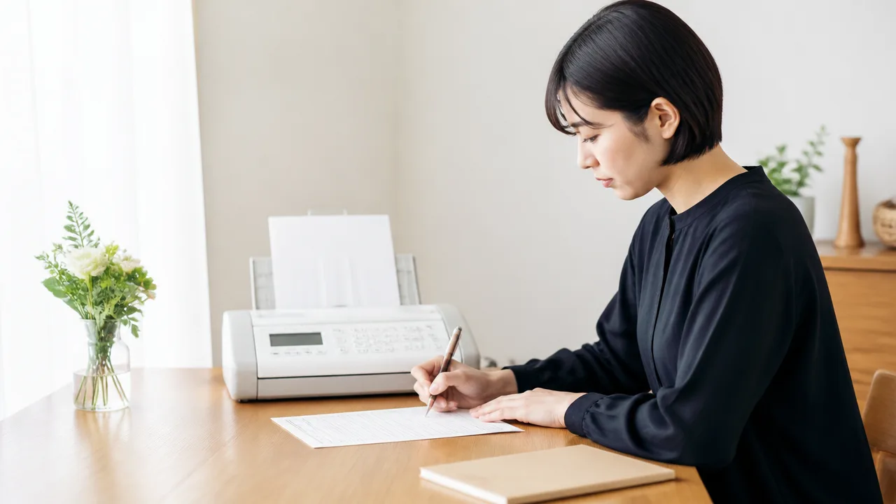 塔婆の依頼をFAXで送る際の書き方と記入例・注意点