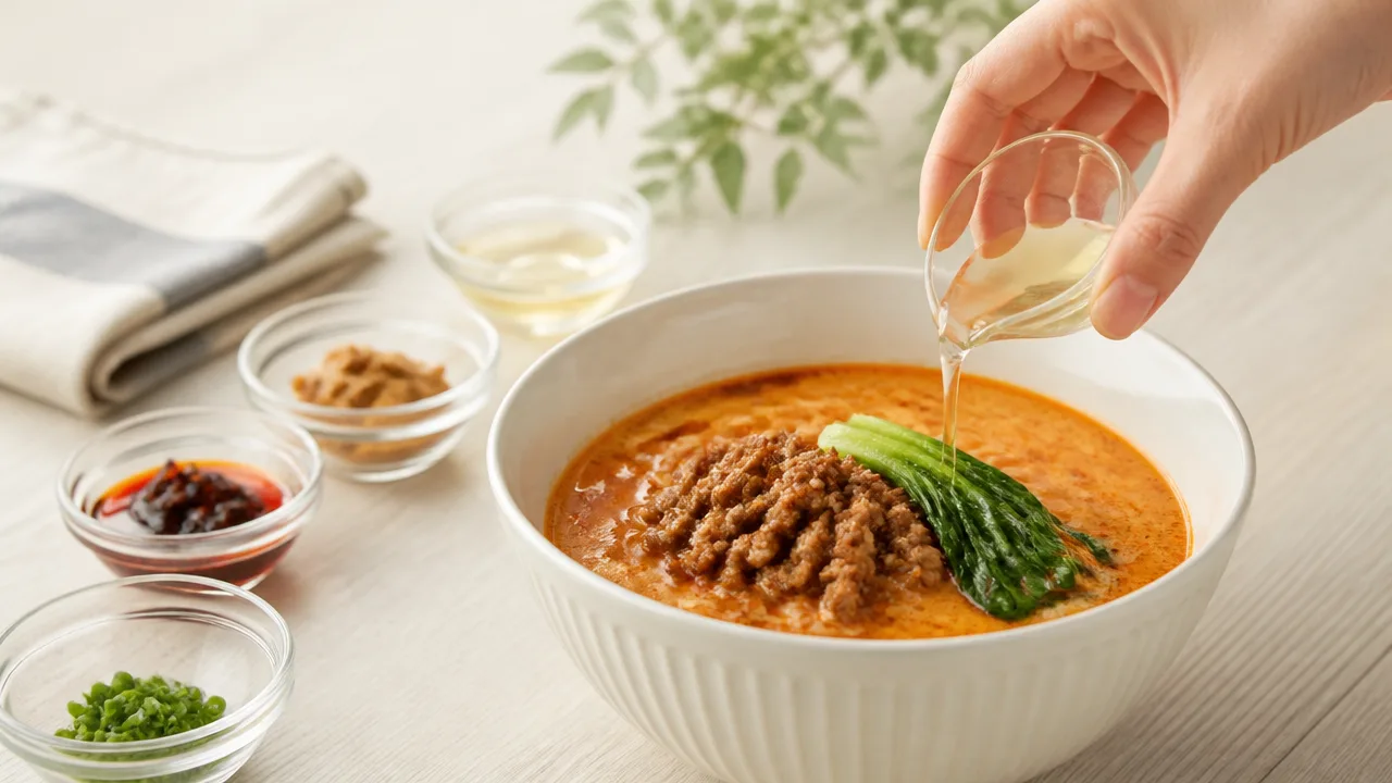 担々麺のちょい足し調味料12選｜家にあるもので辛さとコクをアレンジ