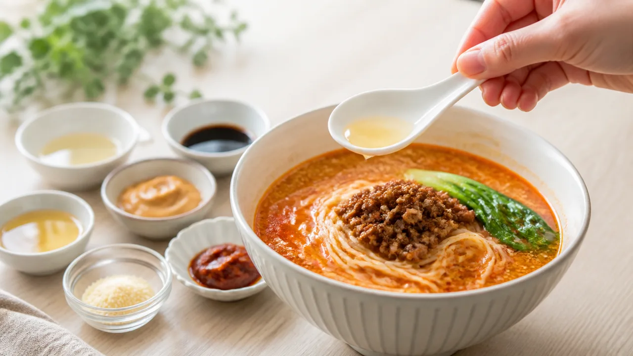 担々麺のちょい足し調味料12選｜家にあるもので辛さとコクをアレンジ