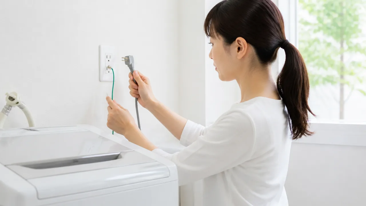 洗濯機のアース線の外し方は?タイプ別の手順と注意点