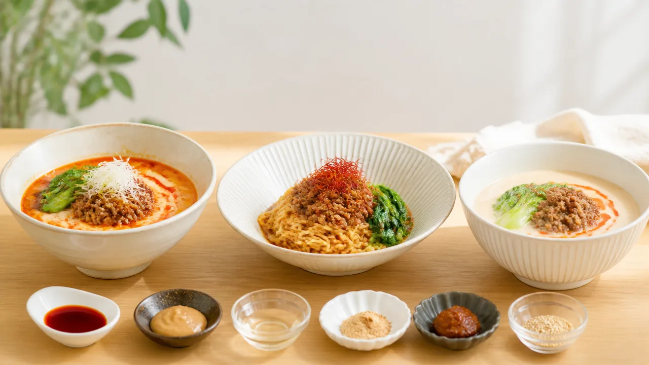 担々麺のちょい足し調味料12選｜家にあるもので辛さとコクをアレンジ