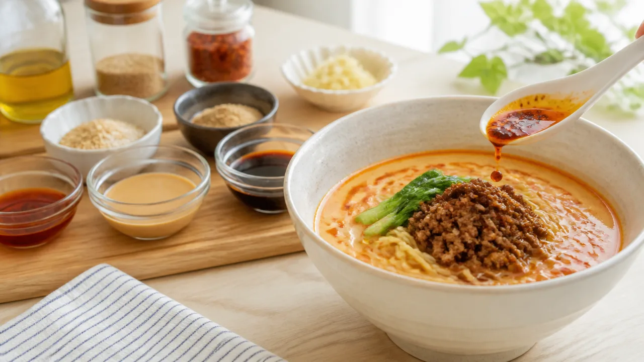 担々麺のちょい足し調味料12選｜家にあるもので辛さとコクをアレンジ