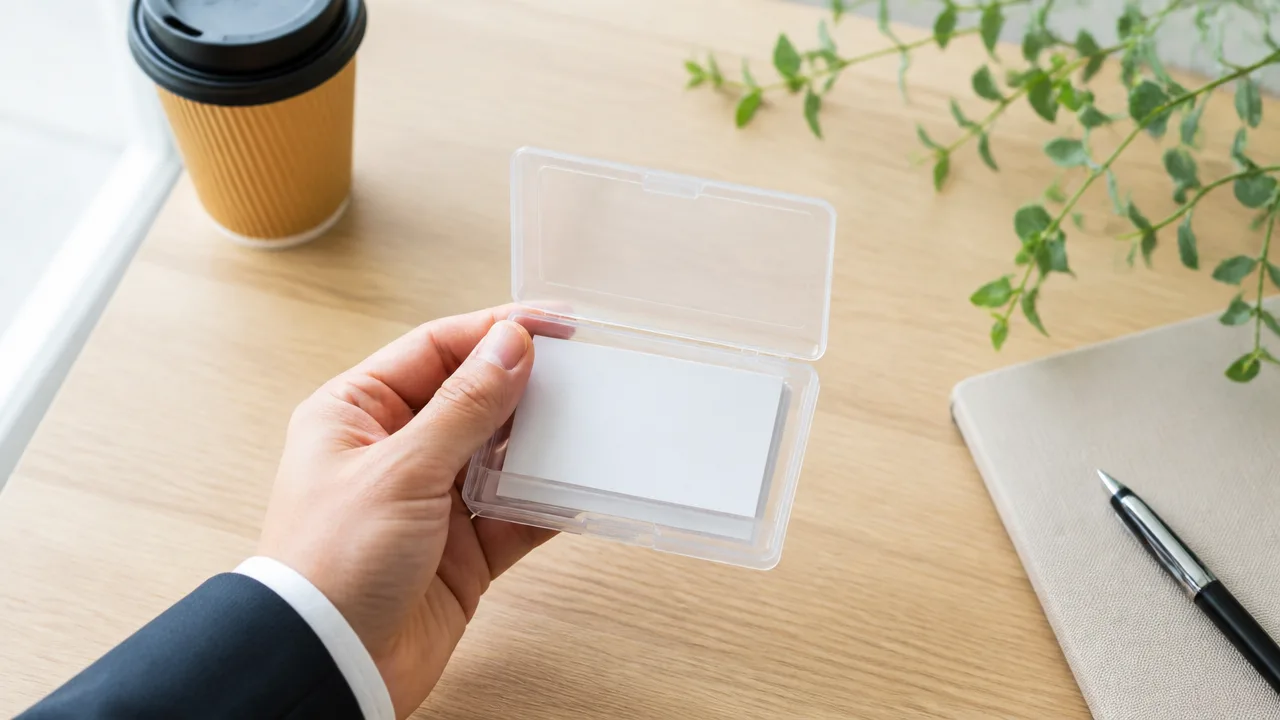 名刺入れはコンビニ商品で代用できる?急な場面の対処法
