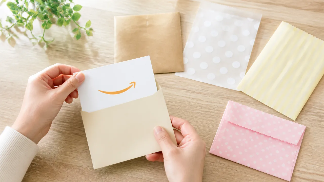 Amazonギフト券を100均でラッピングする方法とアイデア