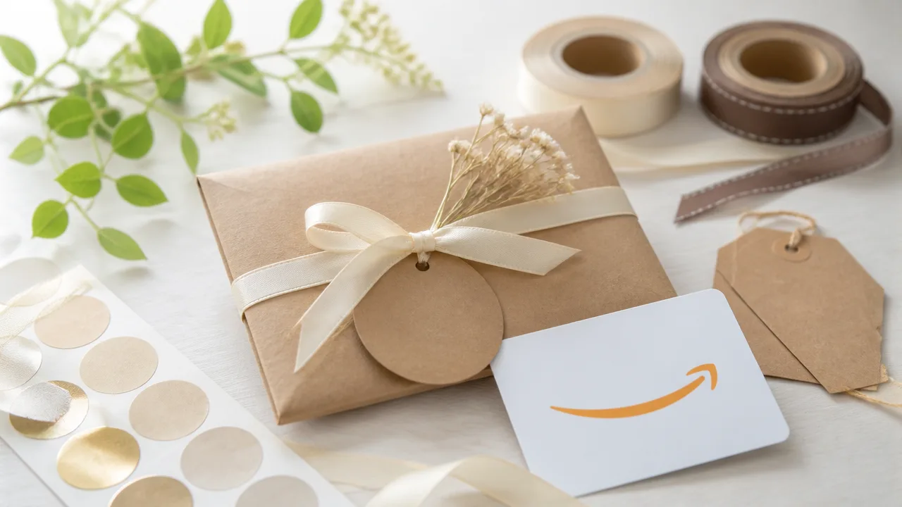 Amazonギフト券を100均でラッピングする方法とアイデア