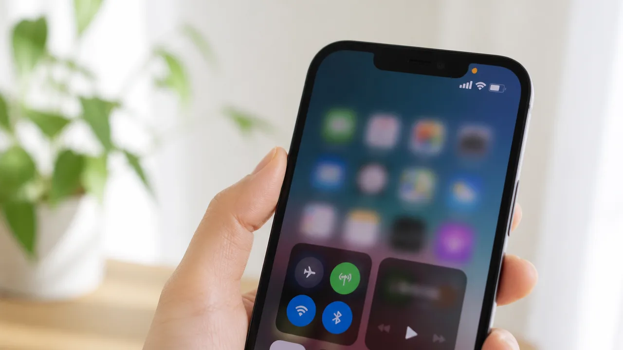 iPhone右上の黒い丸は何？原因別の確認方法と消し方を解説