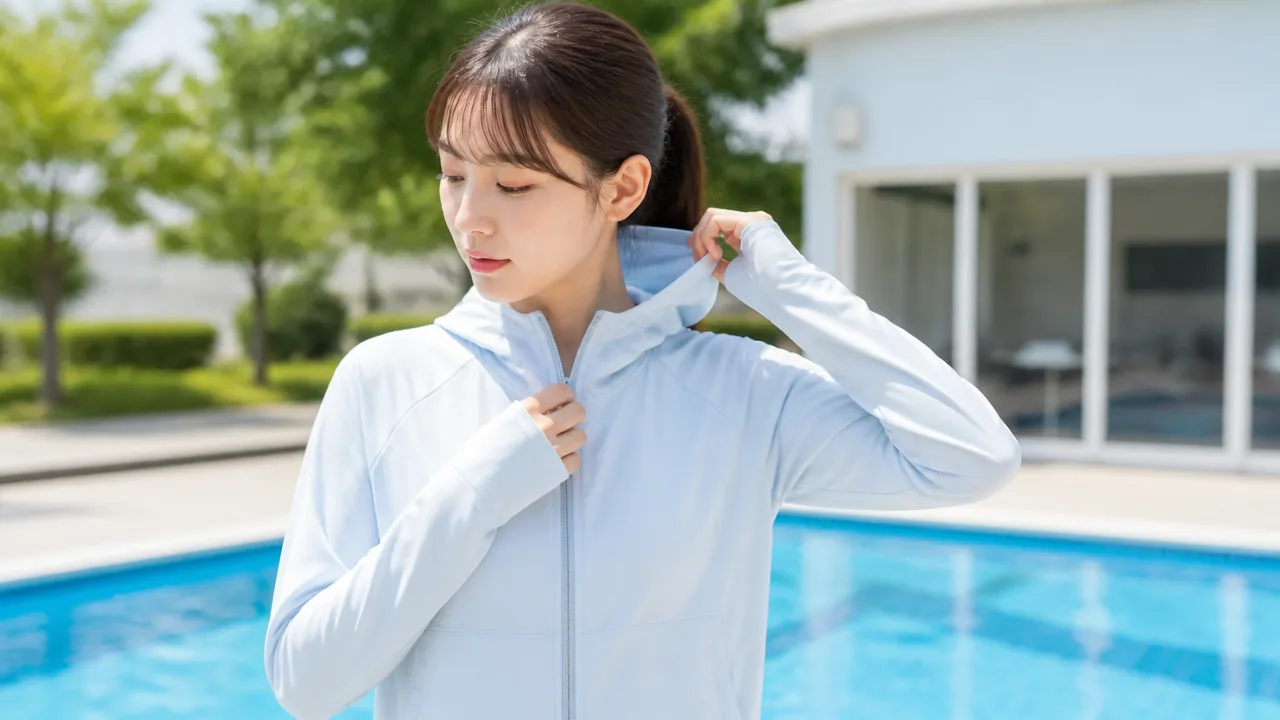 プールはTシャツを着たまま入れる?服装ルールと選び方を解説