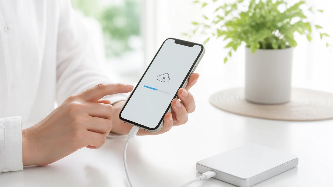 バックアップ中にiPhoneをいじったらどうなる？注意点を解説