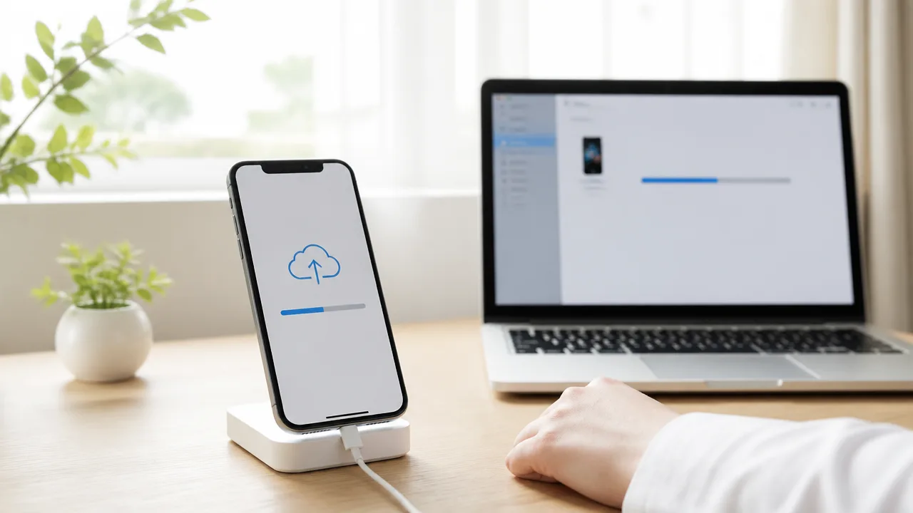 バックアップ中にiPhoneをいじったらどうなる？注意点を解説