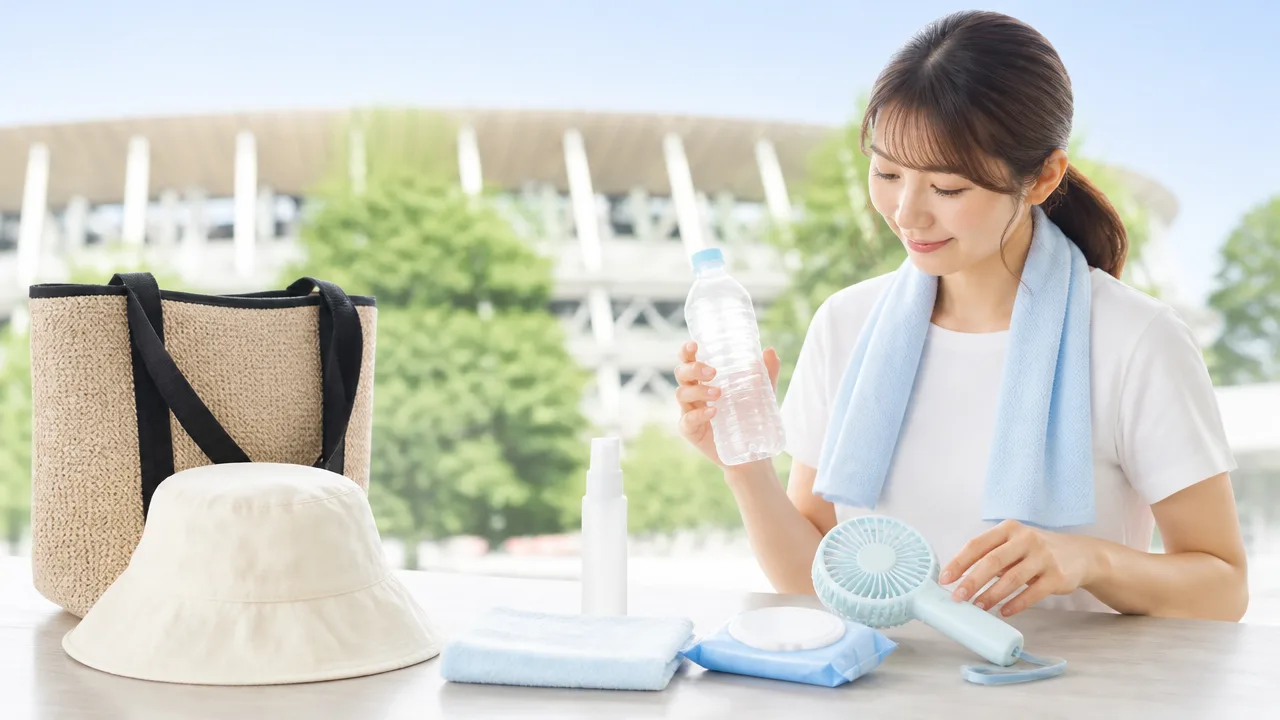 国立競技場ライブの暑さ対策は?服装と持ち物をやさしく解説