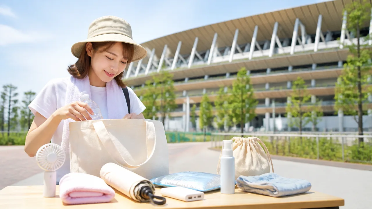 国立競技場ライブの暑さ対策は?服装と持ち物をやさしく解説