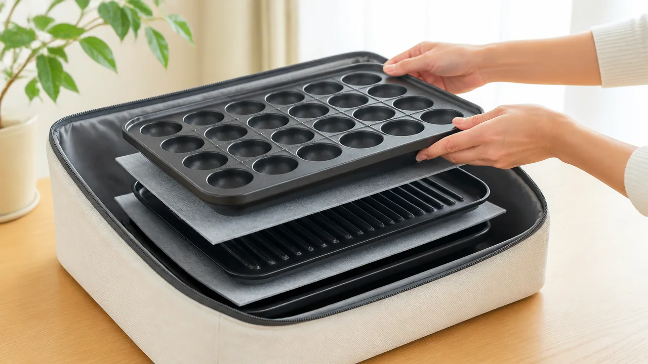 ホットプレート収納ケースは無印にある?代用品と選び方を紹介