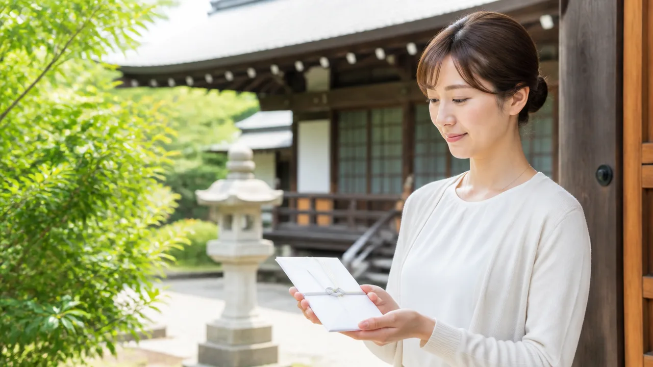 お寺へのお中元で現金を包むのし袋の選び方と書き方、渡し方