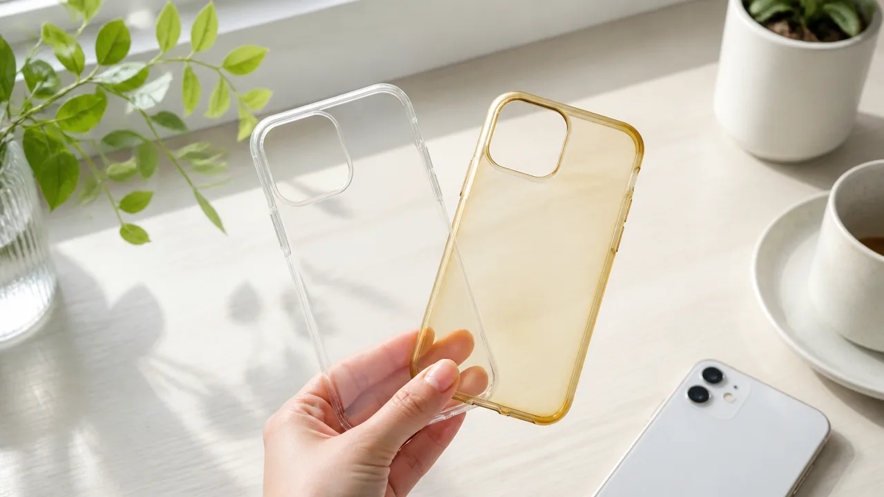 スマホケースの黄ばみは激落ちくんで落ちる？使い方と注意点を解説