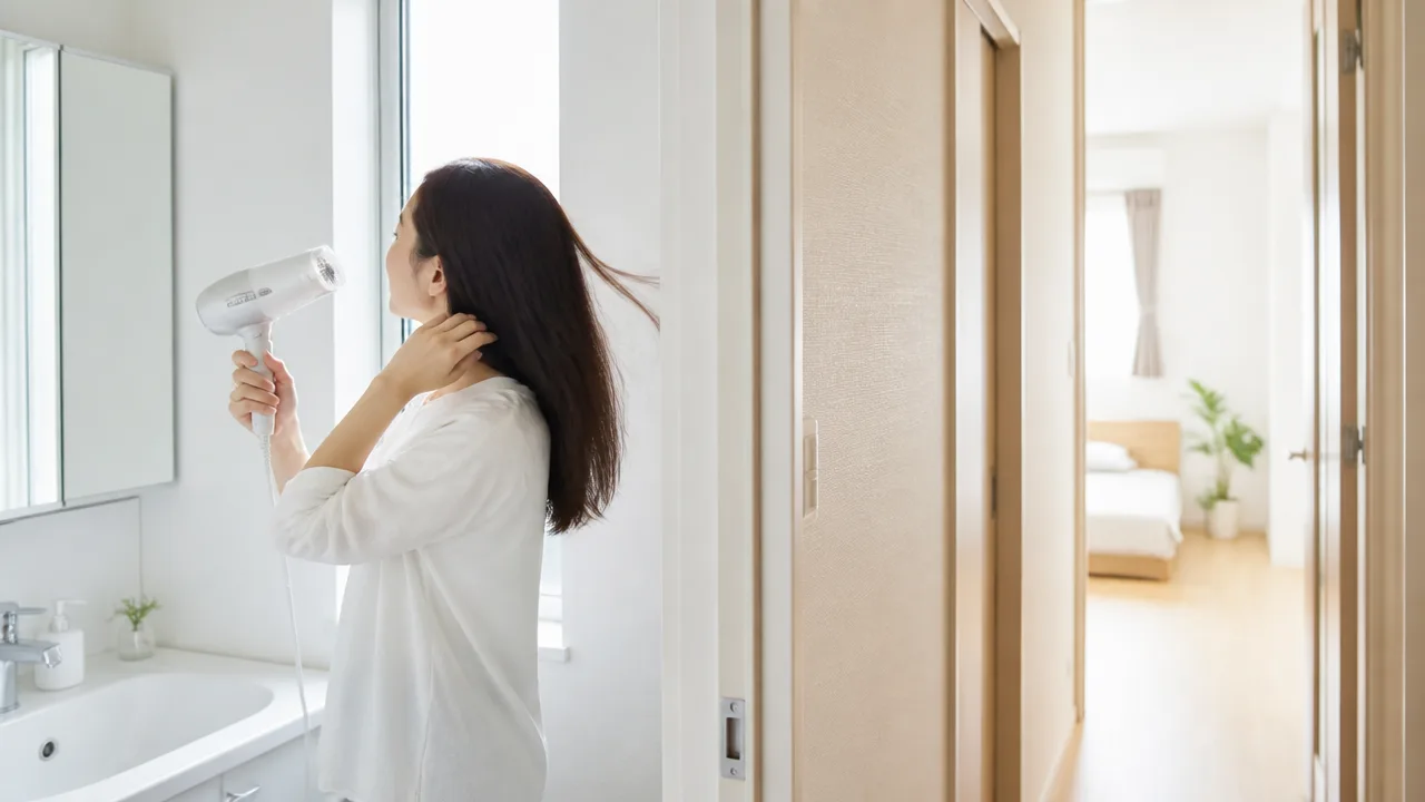 重量鉄骨造でドライヤーの音は響く？防音性と使用時の注意点