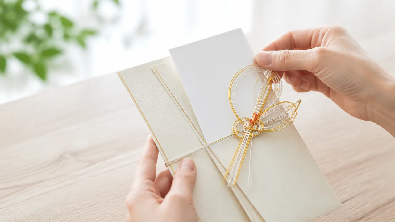 ご祝儀袋の台紙は取る?入れたまま?正しい扱い方をやさしく解説