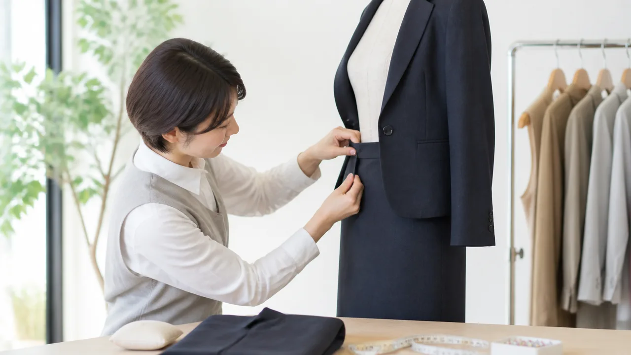 スーツのスカートがゆるいときの対処法とサイズ選びのコツ