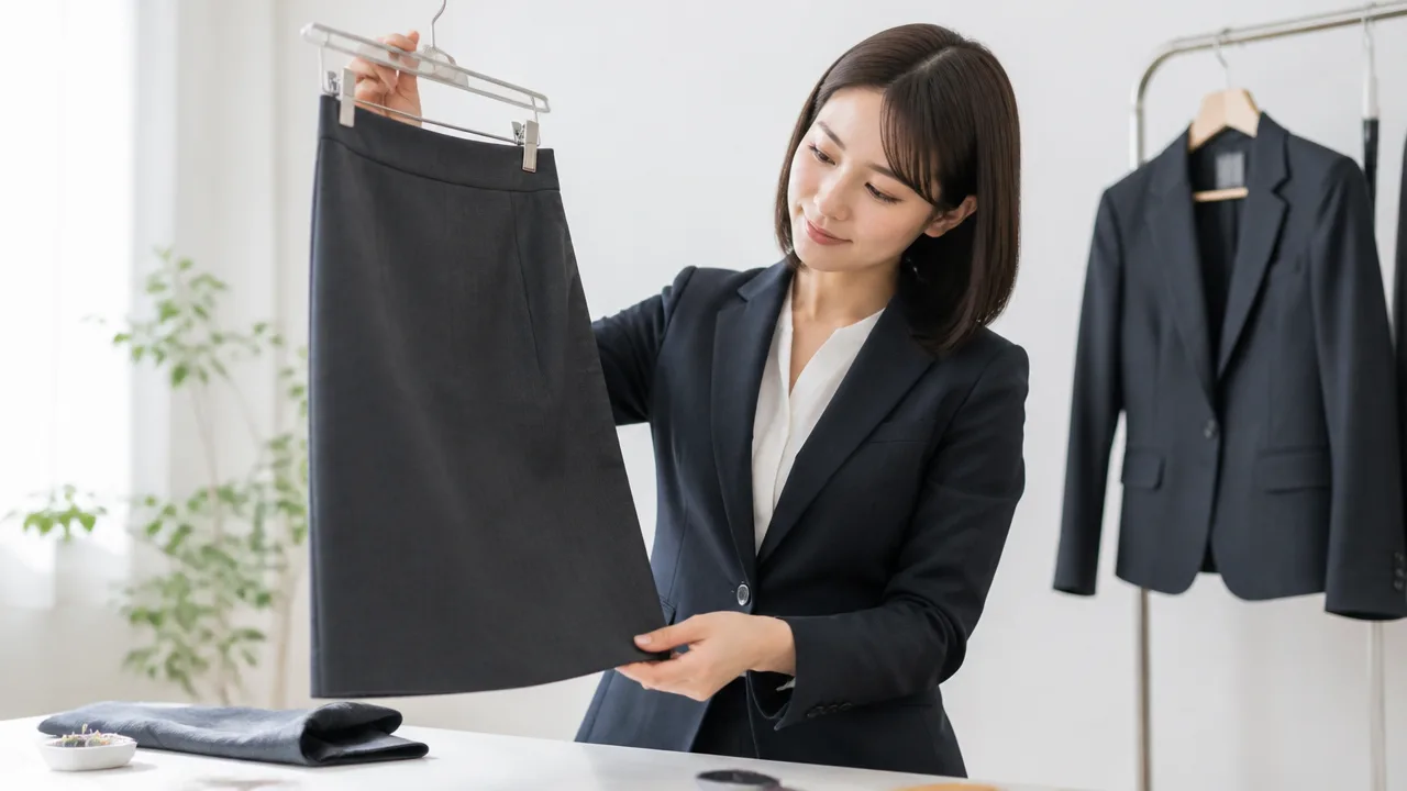 スーツのスカートがゆるいときの対処法とサイズ選びのコツ