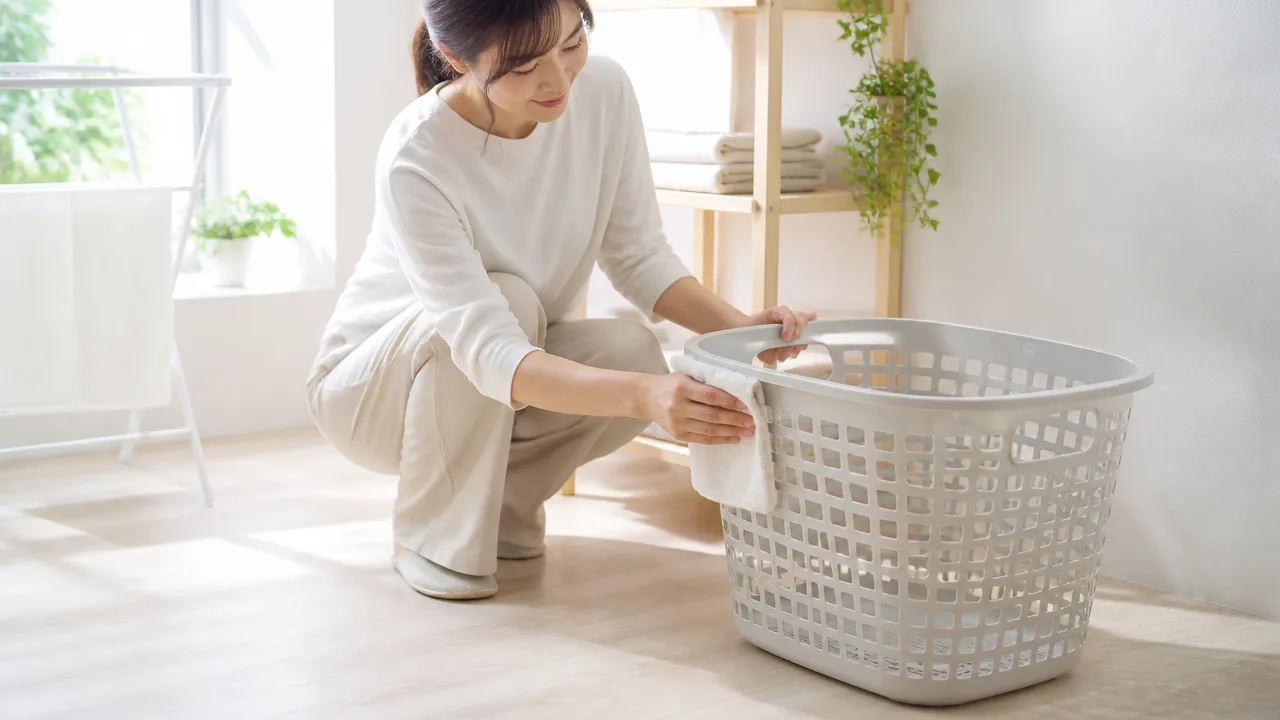 ランドリーバスケットは100均で買える?選び方と便利な活用アイデア